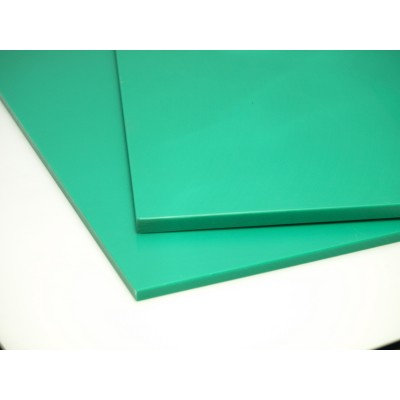 Płyta polietylen PE 1000 ZIELONA 15mm 1,0m x 1,0m